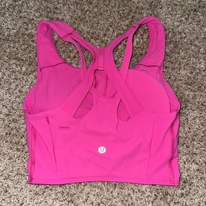Lululemon Sonic Pink Stash it Bra